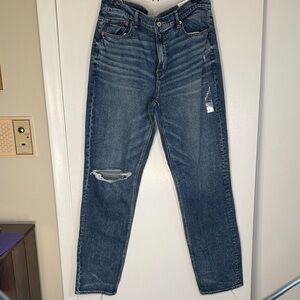 NWT American Eagle Outfitters High Rise Straight Jeans 14 X-Long